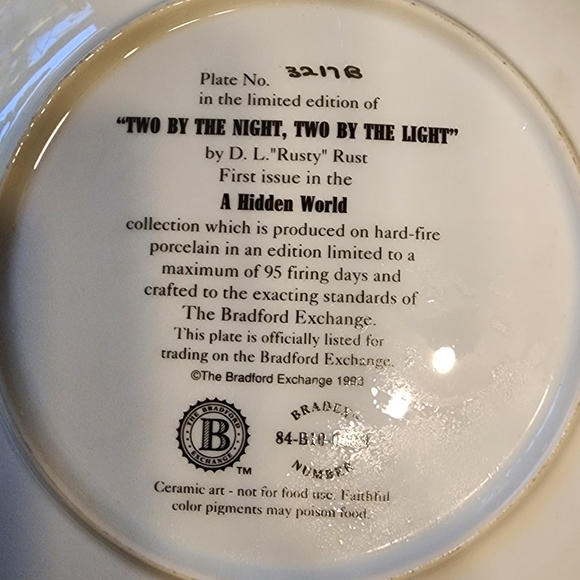 Collectors plate "rusty" Christmas - Picture 2 of 2